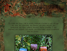Tablet Screenshot of letempsdespeaux.com